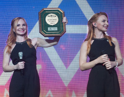 Дуэт Анна-Мария на церемонии награждения «Фаворитов Успеха – 2015»