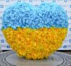 Одесситы отпраздновали День Независимости, украсив «Влюбленное Сердце» бантами в цветах государственного флага