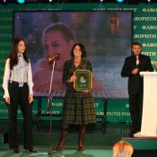 Медаль отримує Валентина Золотарёва директор по маркетингу і рекламі фітнес-клубу &amp;laquo;5 елемент&amp;raquo;.