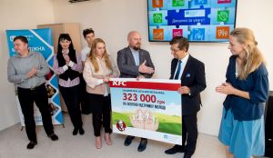 Благодійна акція KFC зібрала 323 тис. грн для СОС Дитячі Містечка Україна