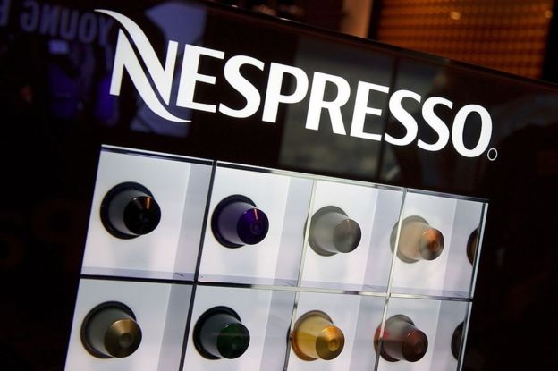 Nespresso coffee capsules
